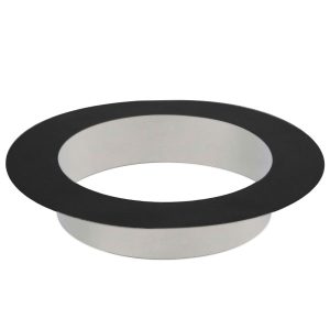 Remate mural e teto em Inox Preto / antracite