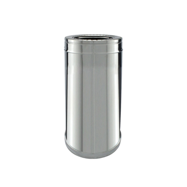Tubo rígido Inox parede dupla isolado 33 cm