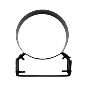 Braçadeira c/apoio regulável 4/8 cm Inox Preto / antracite